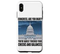 Carcasa para iPhone XS MAX Funny Congress US Capitol Politics Joke Washington DC Humor
