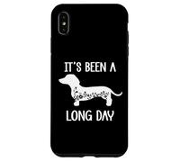 Carcasa para iPhone XS MAX Funny Dachshund Its Been a Long Day Dachshund Mom Doxie Mama