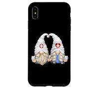 Carcasa para iPhone XS MAX Funny Doctor Couple Gnomes For Women and Pediatric Nurse Mom