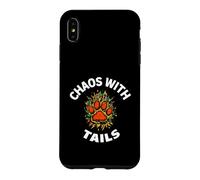 Carcasa para iPhone XS MAX Funny Dog Owner Chaos with Tails Pet Lover