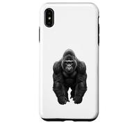 Carcasa para iPhone XS MAX Funny Gorilla Selva Vida Silvestre Naturaleza Poder Animal Arte