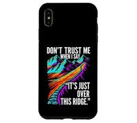 Carcasa para iPhone XS MAX Funny Hiking False Summit Joke Just Over This Ridge