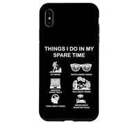 Carcasa para iPhone XS MAX Funny Hiking Obsesión Cosas Que Hago en mi Tiempo Libre Caminante