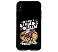Carcasa para iPhone XS MAX Funny Horse Racing Gambling Joke for Betting Fans Design
