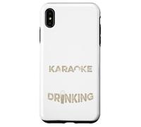 Carcasa para iPhone XS MAX Funny Karaoke Singer Bar Music Lover Singing Drinking Bar