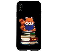 Carcasa para iPhone XS MAX Funny Kawaii Kids Read Books Red Panda Lover