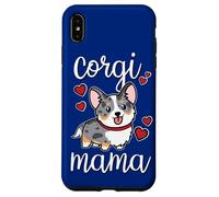 Carcasa para iPhone XS MAX Funny Kawaii Mama Mom Cardigan Blue Merle Corgi Lover