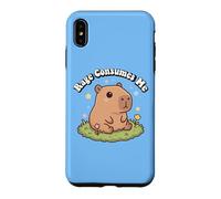 Carcasa para iPhone XS MAX Funny Kids Kawaii Meme Chill Rage Consumes Me Capybara Vibes