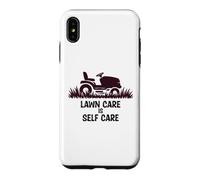Carcasa para iPhone XS MAX Funny Lawn Care is Self Care Lawnmower Humor