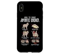Carcasa para iPhone XS MAX Funny Math Infinite Energy Cat E Ingeniería Mecánica