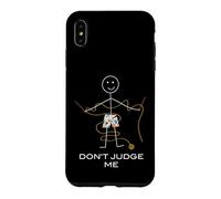 Carcasa para iPhone XS MAX Funny Men Beginner Knitter, Boy New Kntting