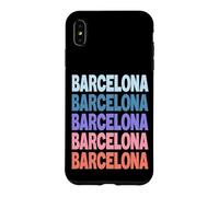 Carcasa para iPhone XS MAX Funny Modern Repetitive Text Design Barcelona Spain