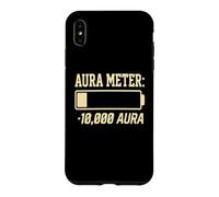 Carcasa para iPhone XS MAX Funny Negative Aura Points Farming Aura Meter Minus 10,000