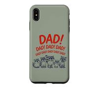 Carcasa para iPhone XS MAX Funny Raccoon Dad Yelling Raccoons Father's Day