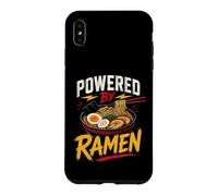 Carcasa para iPhone XS MAX Funny Ramen Saying Humor Joke Gag Powered by Noodles