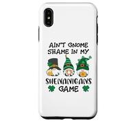 Carcasa para iPhone XS MAX Funny St Patricks GNOME Prone to Shenanigans with My Gnomies