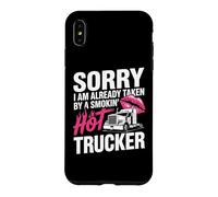 Carcasa para iPhone XS MAX Funny Truckers Esposa Camionero Caliente Novia Camionero Conductor