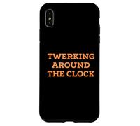 Carcasa para iPhone XS MAX Funny Twerking Around The Clock Silly Dance Anti-Work Joke