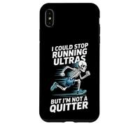 Carcasa para iPhone XS MAX Funny Ultra Running Diciendo Que Podría Parar Pero No Un Quitter