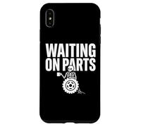 Carcasa para iPhone XS MAX Funny Waiting On Parts Mecánico Esqueleto Reparación de automóviles