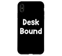 Carcasa para iPhone XS MAX Funny Work Humor Design |Desk Bound Daily Grind Edition