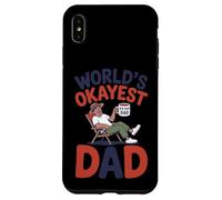 Carcasa para iPhone XS MAX Funny World'S Okayest Dad Relajante Padre Divertido