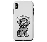 Carcasa para iPhone XS MAX Fur-Ever Friends - Lindo Cachorro de Dibujos Animados