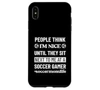 Carcasa para iPhone XS MAX Fútbol Mamá Vida Gracioso Snarky Humor Sarcasmo