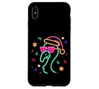 Carcasa para iPhone XS MAX Gafas de Sol Rosa Flamenco gráfico de Personajes de Invierno Festivo