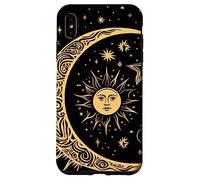 Carcasa para iPhone XS MAX Galaxy Night Sky Moon Lunar Stars Sun Love