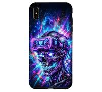 Carcasa para iPhone XS MAX Gamer Calavera Casco VR Videojuegos Gaming Skull Consola
