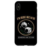 Carcasa para iPhone XS MAX Ganar la Noche de Juego Juego Dados Casino Ganador Perdedor Las Vegas