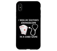 Carcasa para iPhone XS MAX Gané el Estetoscopio de mi médico en un Juego de Cartas