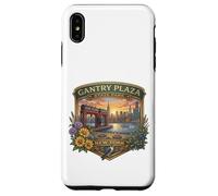 Carcasa para iPhone XS MAX Gantry Plaza State Park Queens Long Island Nueva York Souvenir