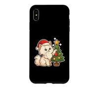 Carcasa para iPhone XS MAX Gato Blanco Decora el árbol