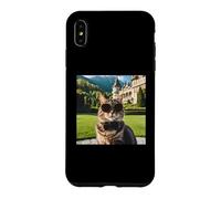 Carcasa para iPhone XS MAX Gato en el Castillo de Peles