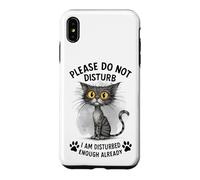Carcasa para iPhone XS MAX Gato Gracioso ya Molesto Déjame Solo Kitty