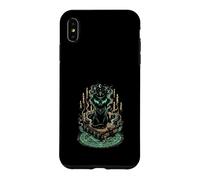 Carcasa para iPhone XS MAX Gato Negro Místico Grimorio Brujería Gótico Oculto