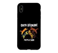 Carcasa para iPhone XS MAX Gatos Porque la Gente Chupa a un Amante felino