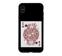 Carcasa para iPhone XS MAX Gay Pride King of Spades Card Pareja Novio Novio LGBTQ