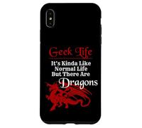 Carcasa para iPhone XS MAX Geek Life Es un Poco como la Vida Normal, Pero Hay Dragones