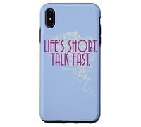 Carcasa para iPhone XS MAX Gilmore Girls Life'S Short. Talk Fast.