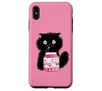 Carcasa para iPhone XS MAX Girls Cute Cat Strawberry Milk Kawaii Cow and Kitten