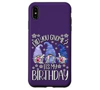 Carcasa para iPhone XS MAX GNOME Birthday For Women Did You GNOME It`s My Birthday
