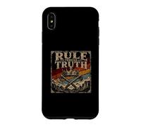 Carcasa para iPhone XS MAX Gobernar a través de la Verdad, Ejes Cruzados, Vintage