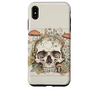 Carcasa para iPhone XS MAX Goblincore Aesthetic Vintage Botanical Mushrooms Skull