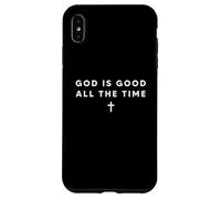 Carcasa para iPhone XS MAX God is Good All The Time Cristiano Cruz Fe Iglesia Mensaje
