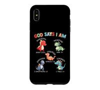 Carcasa para iPhone XS MAX God Says I Am Dinosaur Bible Verses