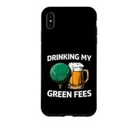 Carcasa para iPhone XS MAX Golfer Drinking My Green Fees Beer Humor