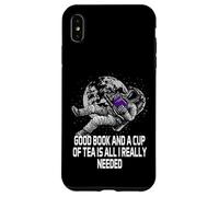 Carcasa para iPhone XS MAX Good Book and a Cup of Tea Reading Bookworm Literatura